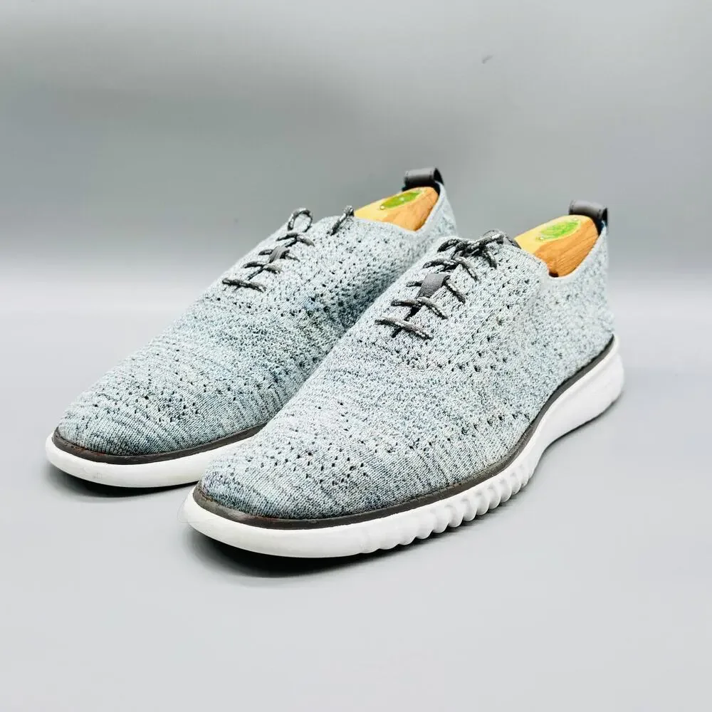 Cole Haan Shoes Mens Size 10 Blue Knit Grand OS OriginalGrand Oxford Lightweight